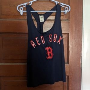 Pink brand Red Sox racerback tank, size M